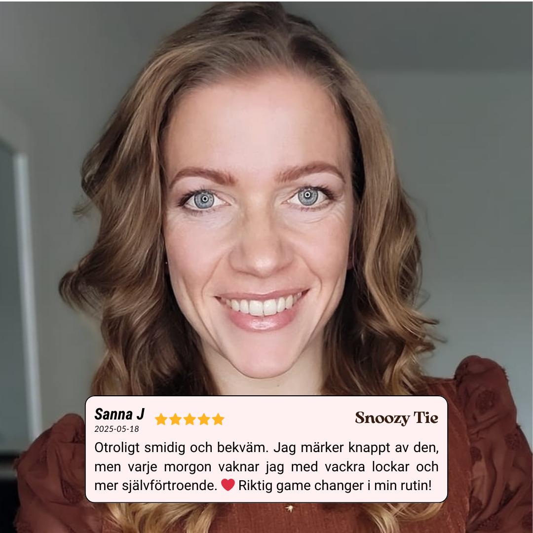 Snoozy Tie - Vakna med perfekt hår!